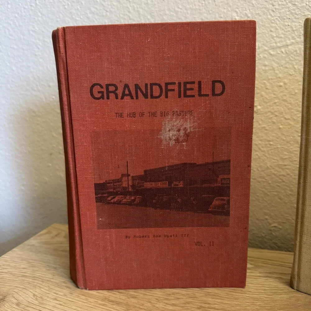 Devol and Grandfield Volume 2 Oklahoma History Books by‎ Robert Lee Wyatt Signed